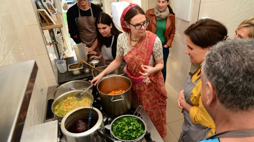 Vegetarian cooking workshop hungary